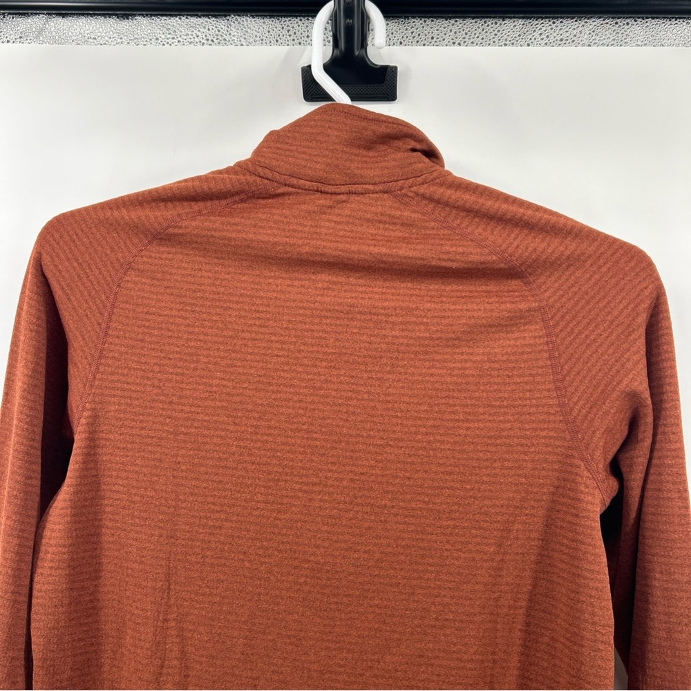 Eddie Bauer Burnt Orange Quarter-Zip Top - Picture 4 of 13